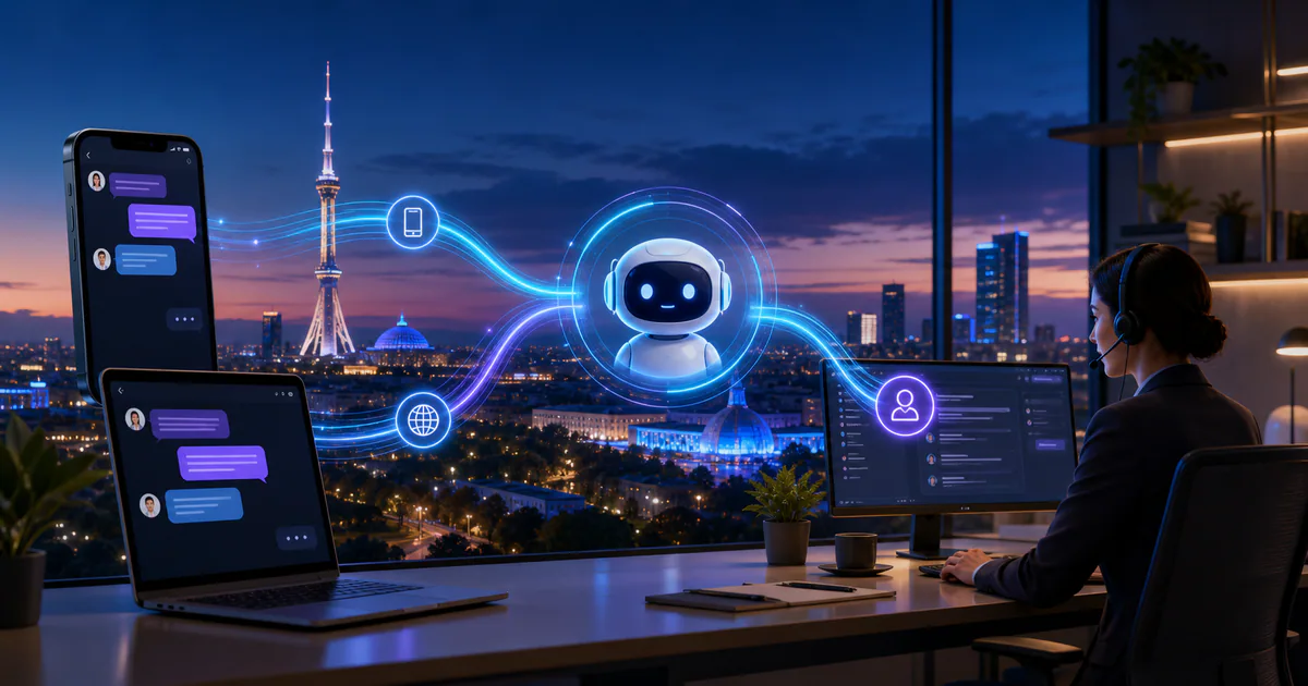 Toshkentdagi biznes chat-bot va arizalarni yagona qayta ishlash kanalini tanlamoqda